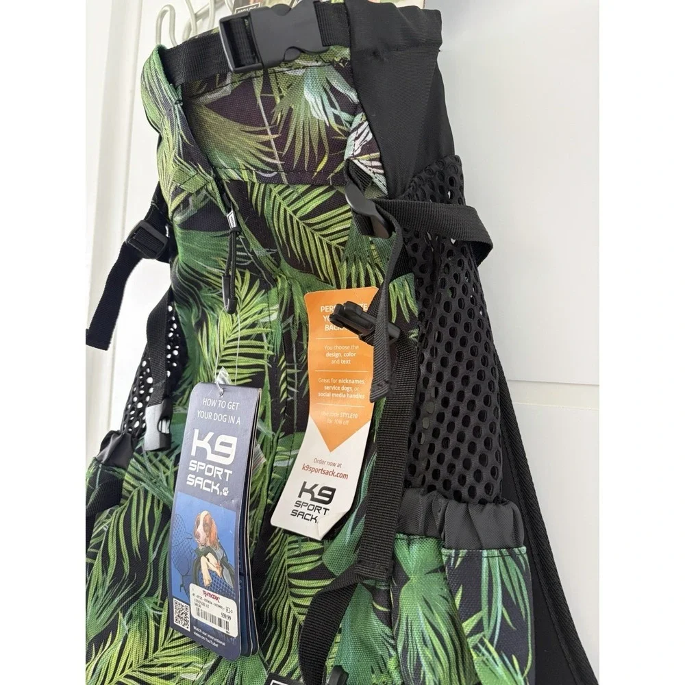 k9 Sport Sack Medium Palm Leaf Rare NWT